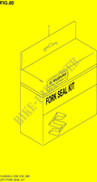 FORK SEAL KIT для  Suzuki V-STROM 650 2013