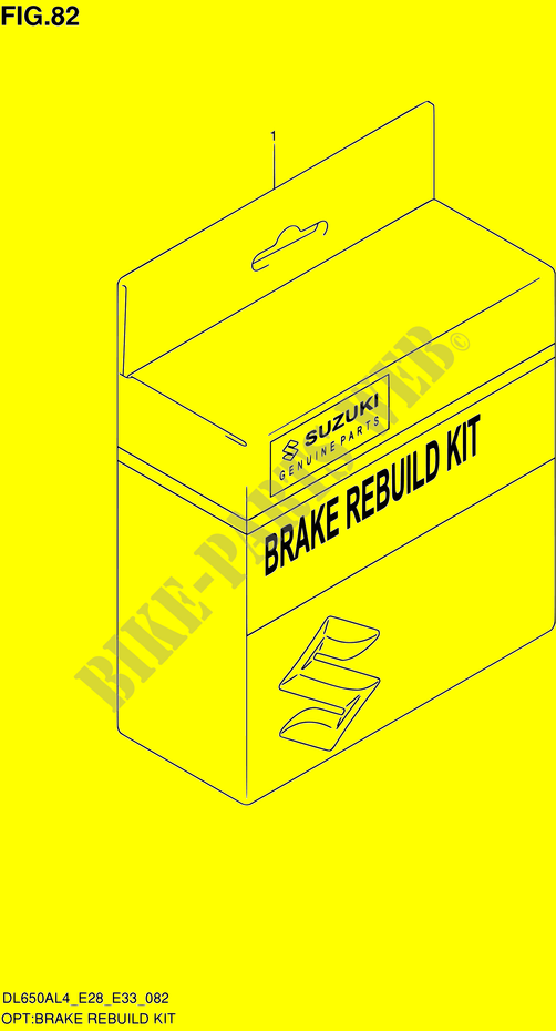 BRAKE REBUILD KIT для  Suzuki V-STROM 650 2014