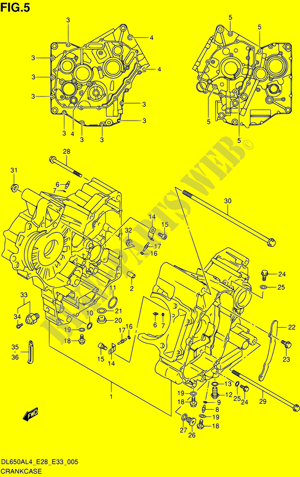 CASING для  Suzuki V-STROM 650 2014