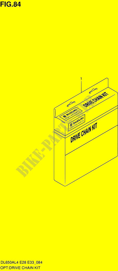 DRIVE CHAIN SET для  Suzuki V-STROM 650 2014