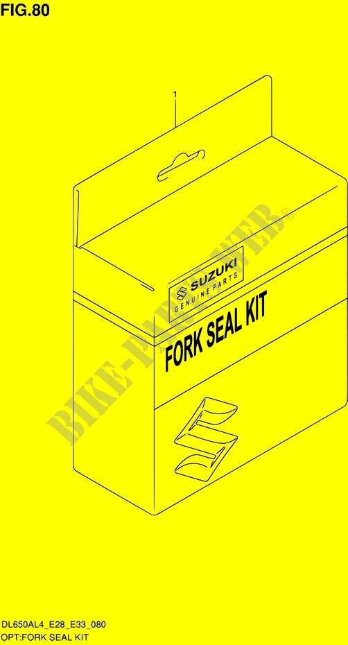 FORK SEAL KIT для  Suzuki V-STROM 650 2014