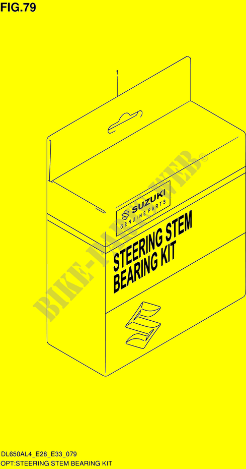 STEERING STEM BEARING KIT для  Suzuki V-STROM 650 2014
