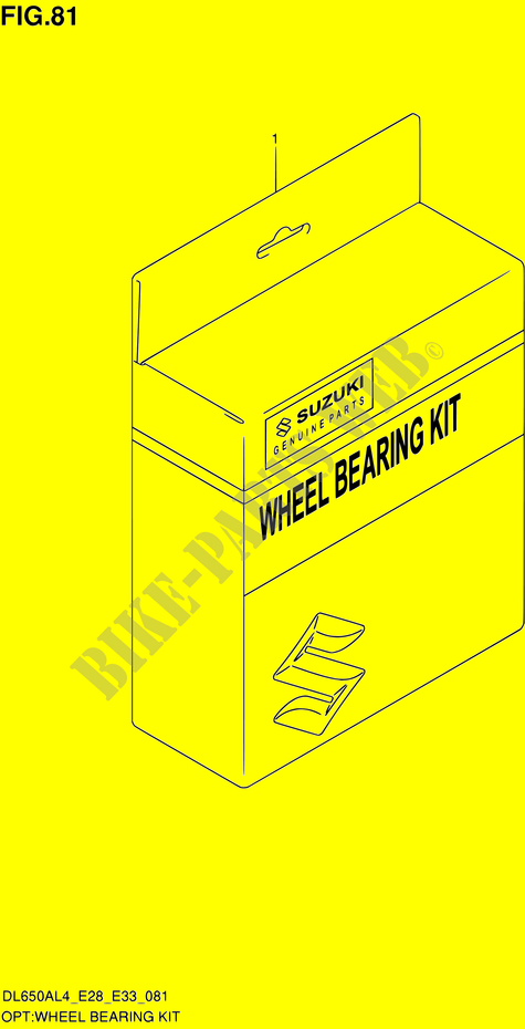 WHEEL BEARING KIT для  Suzuki V-STROM 650 2014