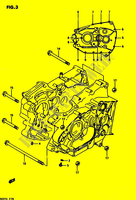 CASING для  Suzuki QUADRUNNER 250 1985