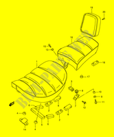 SEAT (MODEL T/V/W/X/Y/K1) для  Suzuki BOULEVARD 650 2001