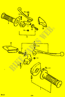 HANDLE GLIP - LEVER (RM125N) SUSPENSION/BRAKES/WHEELS 125 suzuki-motorcycle RM 1980 DP020762