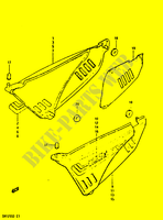 FAIRING (MODEL Z:E2, E4, E15, E17, E18, E21, E25, E26) для  Suzuki DR 125 1983