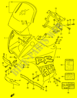 COWLING   LABEL (MODEL S) для  Suzuki DR 650 1994