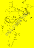 REAR FENDER (MODEL T) для  Suzuki DR 650 1996
