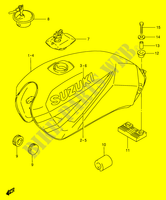 FUEL TANK (MODEL Y) для  Suzuki GS 125 1999