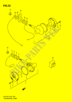 INDICATORS (MODEL V/W/X E1,E2,E4,E18,E21,E22,E71,P9) для  Suzuki GN 125 1999