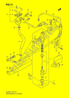 REAR BRAKE MASTER CYLINDER (DL650AK7/AK8/AK9/AL0/AUEL0) для  Suzuki V-STROM 650 2009