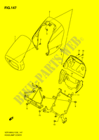 HEADLIGHT COVER (VZR1800L2 E02) для  Suzuki INTRUDER 1800 2012