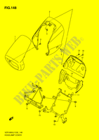 HEADLIGHT COVER (VZR1800L2 E19) для  Suzuki INTRUDER 1800 2012