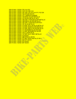 * COLOR CHART * для  Suzuki GSX-R 1000 2011