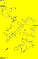 REAR FAIRING (VZR1800ZL4 E24) для  Suzuki INTRUDER 1800 2014